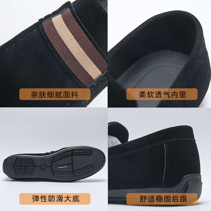 Slip-On hot Lazy Fashion Round Toe Large Size Men's Loafers Casual Shoes
