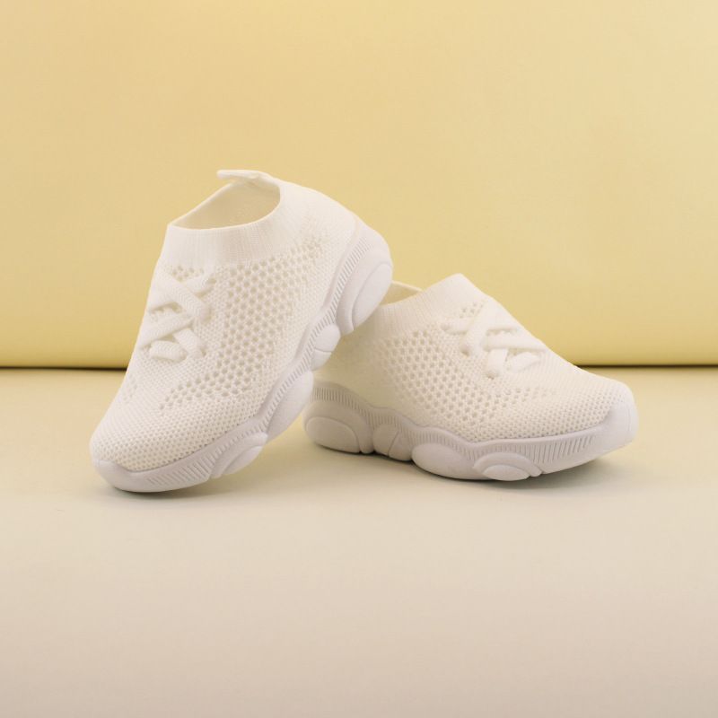 2025 New Kids Shoes Anti-slip Soft Rubber Bottom Baby Sneaker Casual Flat Sneakers Shoes Cutefeet Children Kid Girls Boys Running Sports Shoes Sizes 2