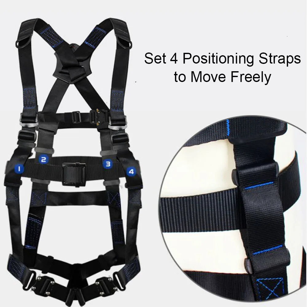 Highaltitude Work Harness Five Point Safety Belt Outdoor Rock Climbing Training Electrician Construction Protective Equipment 250611