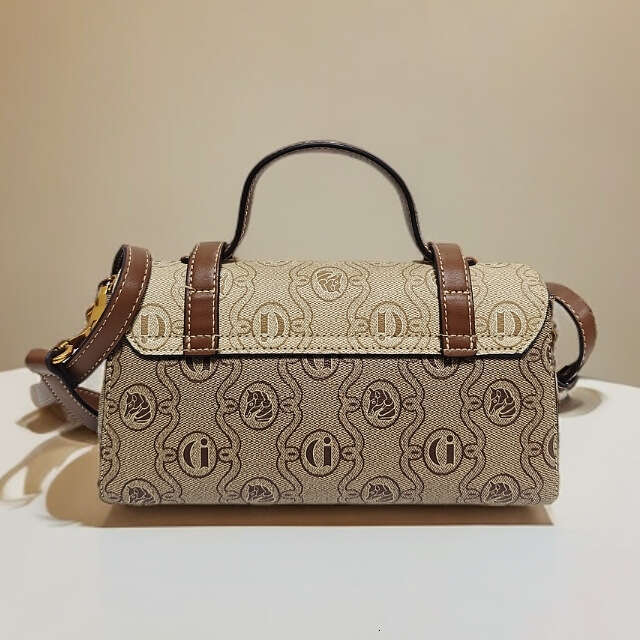 Genuine Leather Fashion Brand Small Square for Women 2025 New High-end Niche Versatile Shoulder Crossbody Bag