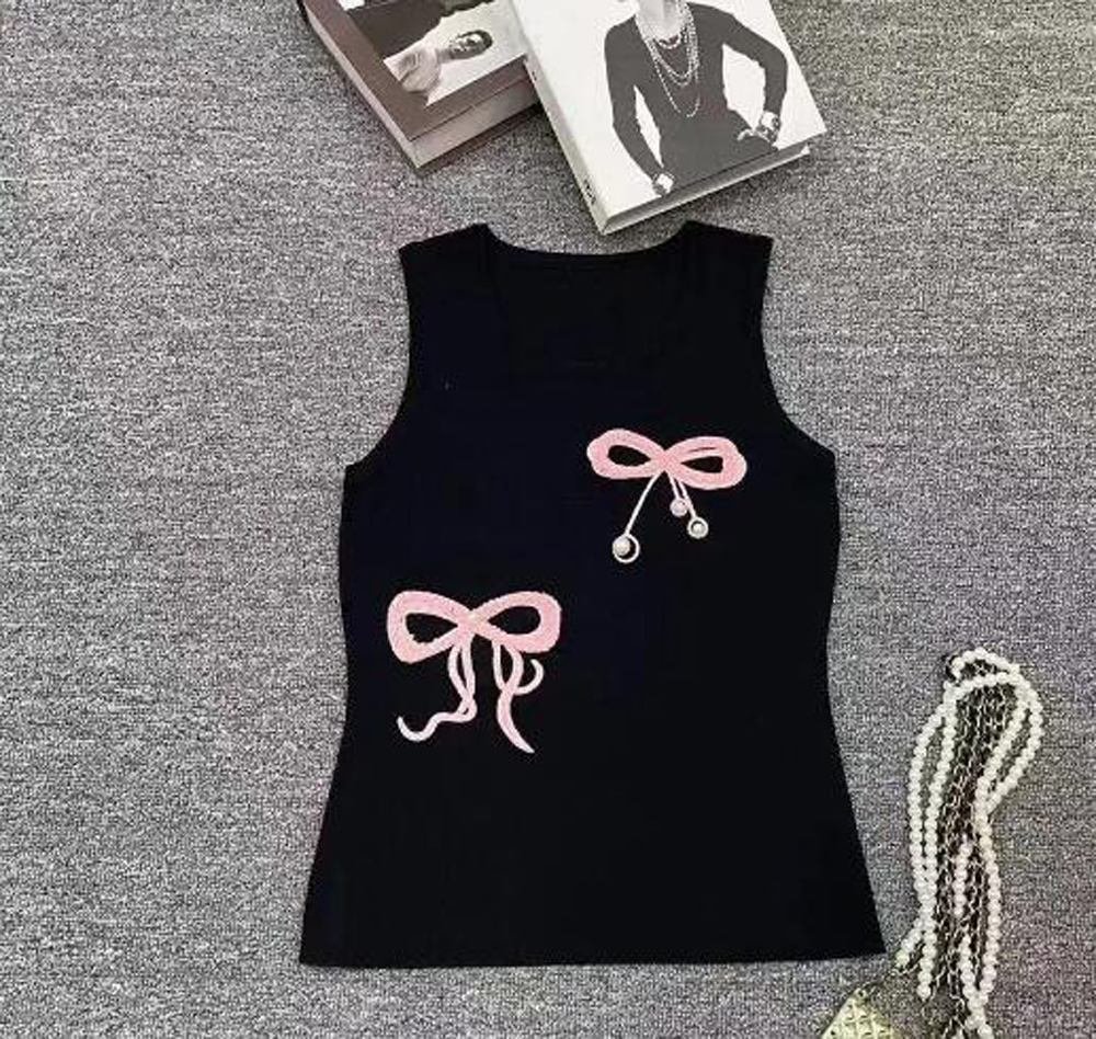 Women's Tanks Camistank top women designer tanktop tanks tees vest shirt womens clothing t shirt women summer pure cotton sexy embroidery knitted vest sport