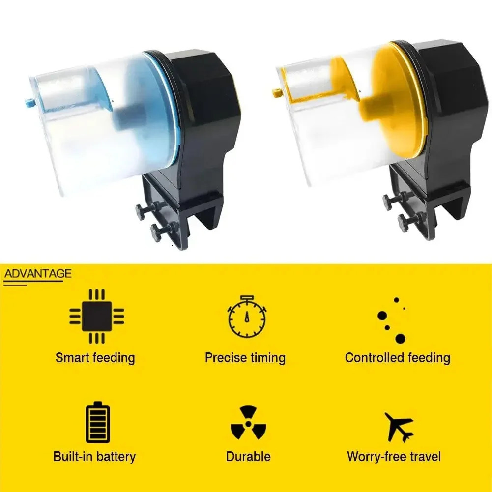 Fish Tank Automatic Feeder Intelligent Timing Automatic Feeder Aquarium Automatic Feeder Large Capacity Fish Feeder fish feeder 250613