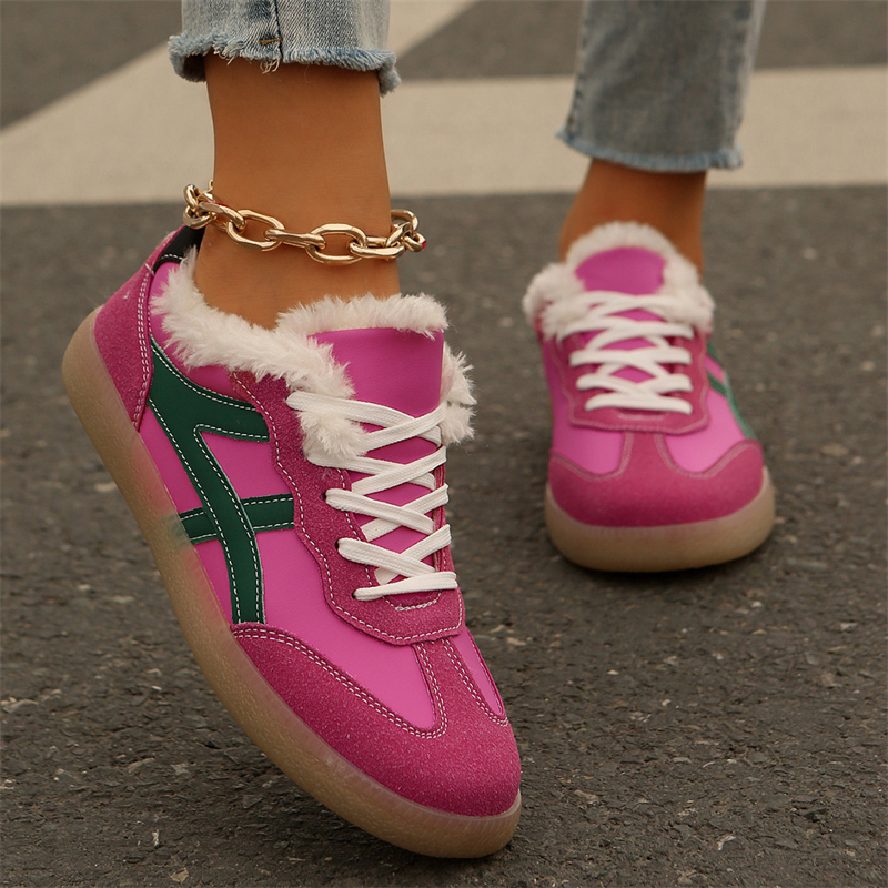 Free shipping designer Casual Shoes for woman winter vintage soft sole versatile classic comfortable rose red running shoes