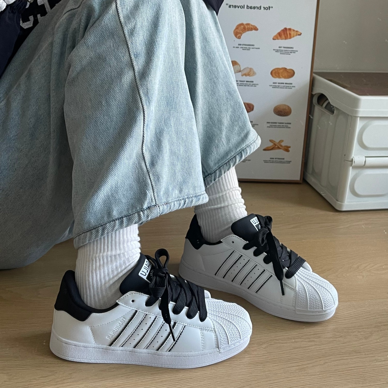 2025 Chinese - style Men's Shoes, Ins - style Brand Retro Shell - toe Sneakers Versatile Sports White Sneakers for Men Women and Students