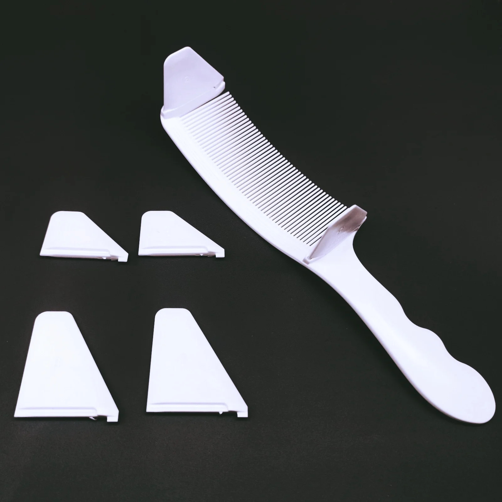 1/2/3Pcs Barber Hair Comb Styling Flat Top Hair Cutting Fade Comb Men Hairdresser Fade Salon Accessories Tools 250612