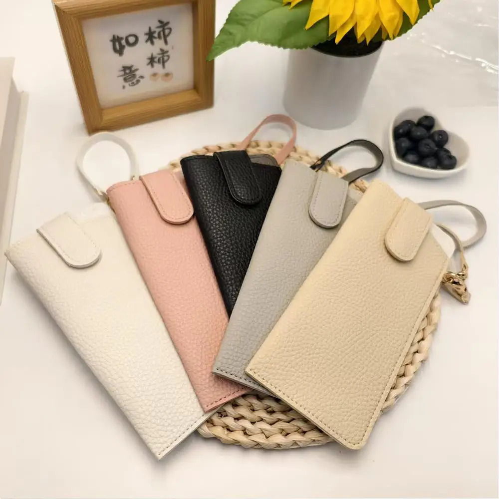 Portable Glasses Bag Soft Leather Sunglasses Pouch Slim Fashion Glasses Case Holder Glasses Organizer Travel Sunglasses Pouch 250610