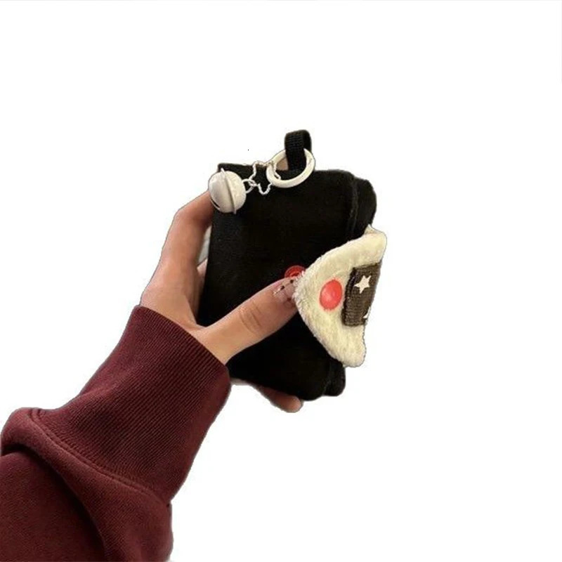 Cute Portable Rice Ball Coin Purse Practical Ins Cartoon Wallet Id Bag Student Integrated Folding Storage Bag 250614