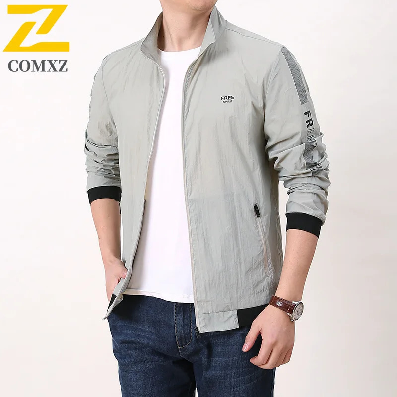 Jacket Men Portable Lightweight Quickdrying UPF50 UV Sunscreen Coat Mens Summer Casual Fishing Golf Work Windbreaker 250614