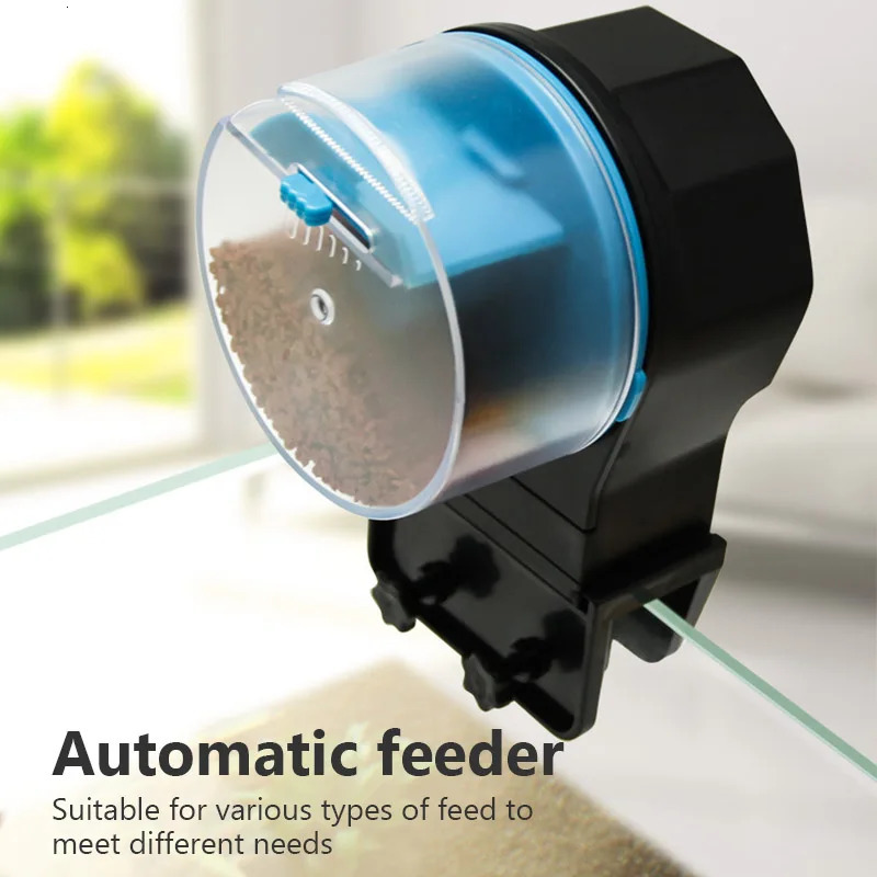 Automatic Fish Tank Feeder Intelligent Timing Automatic Feeder Aquarium Goldfish Feeder Large Capacity Goldfish Aquarium Feeder 250624ww