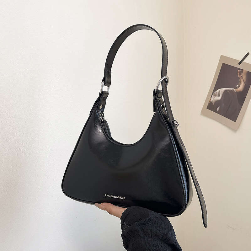 Textured Underarm New Trendy Handbag Crescent Simple Fashion Single Shoulder Bag for Women