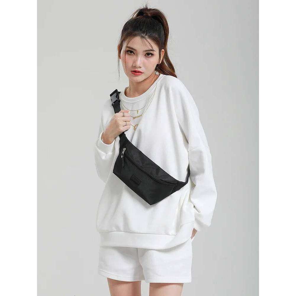 Fouvor 2025 New Bags For Women Canvas Phone Fashion Solid Mini Fanny Pack Crossbody Chest Bag Belt Waist Packs 3013-06