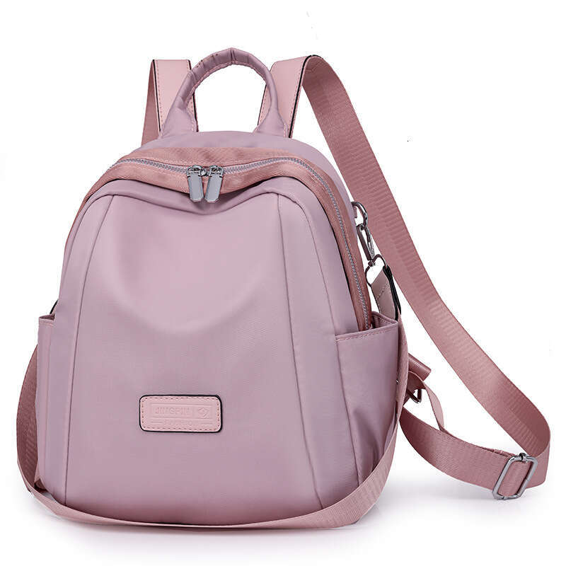 Bag Middle 2025 Simple INS Niche Solid Color Backpack for Female Junior High School Students Forest Style