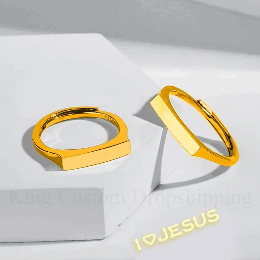 I Love Jesus Couple Jewelry Projection Couple Ring Light Sculpted Adjustable reflecting Ring Valentines Day Gift for Lover 250610