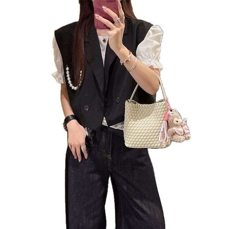 2025 High-End Large Capacity Shoulder Tote Underarm Bucket Bag