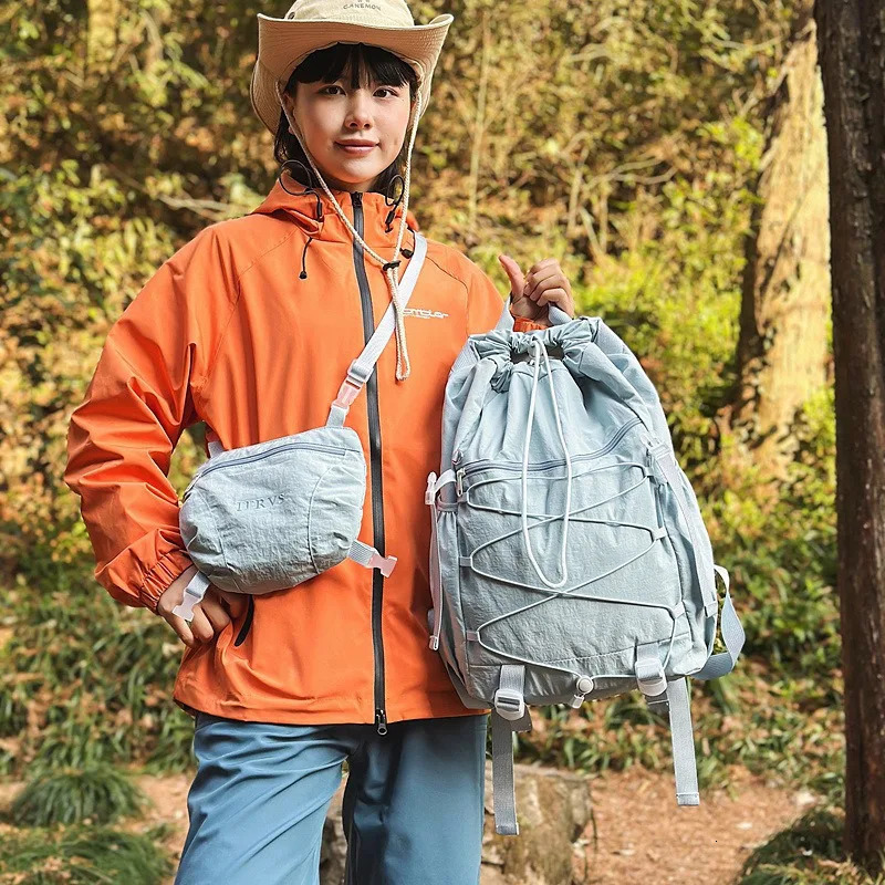 Arrival Lightweight Backpack for Men and Women Large Capacity Drawstring Hiking Bag Ideal for College Students 250609