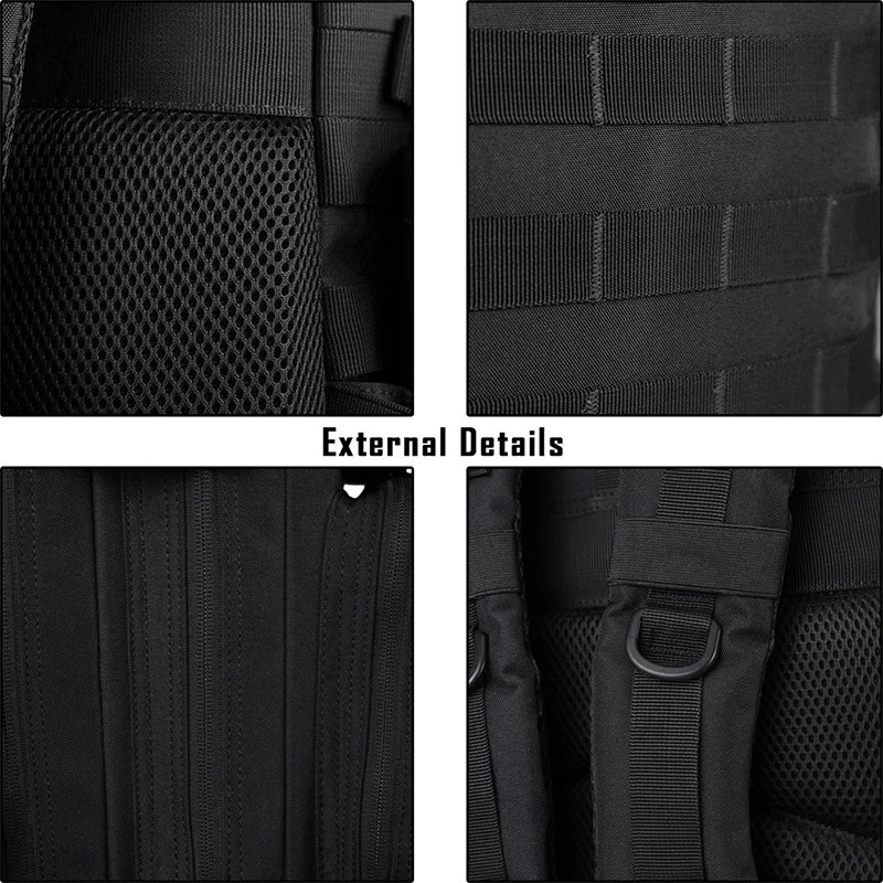45L Meal Prep Management Backpack Tactical Waterproof Insulated Lunch Cooler Bag for Gym Hiking Camping Travel with Dual Cup Holders 250609