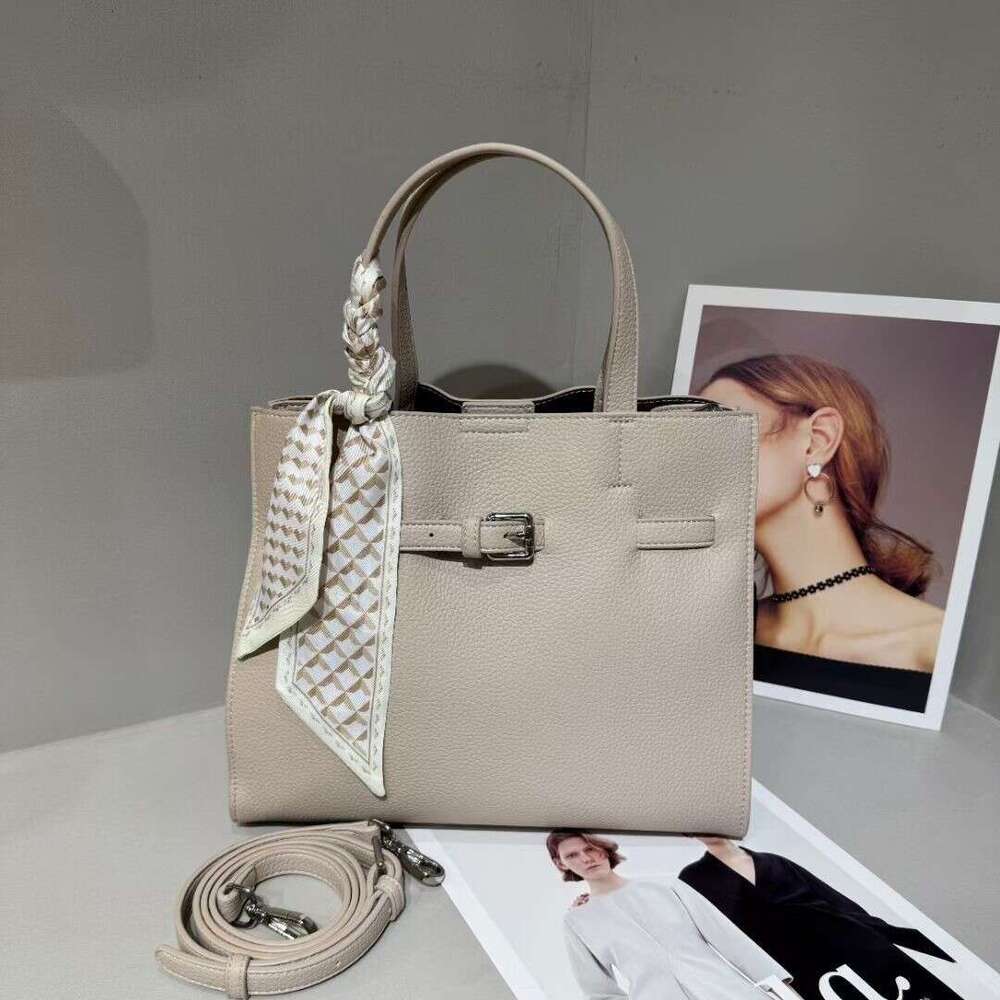 Capacity High-end Large Simple Handbag Tote for Women 2025 New Genuine Leather Fashion Shoulder Crossbody Bag