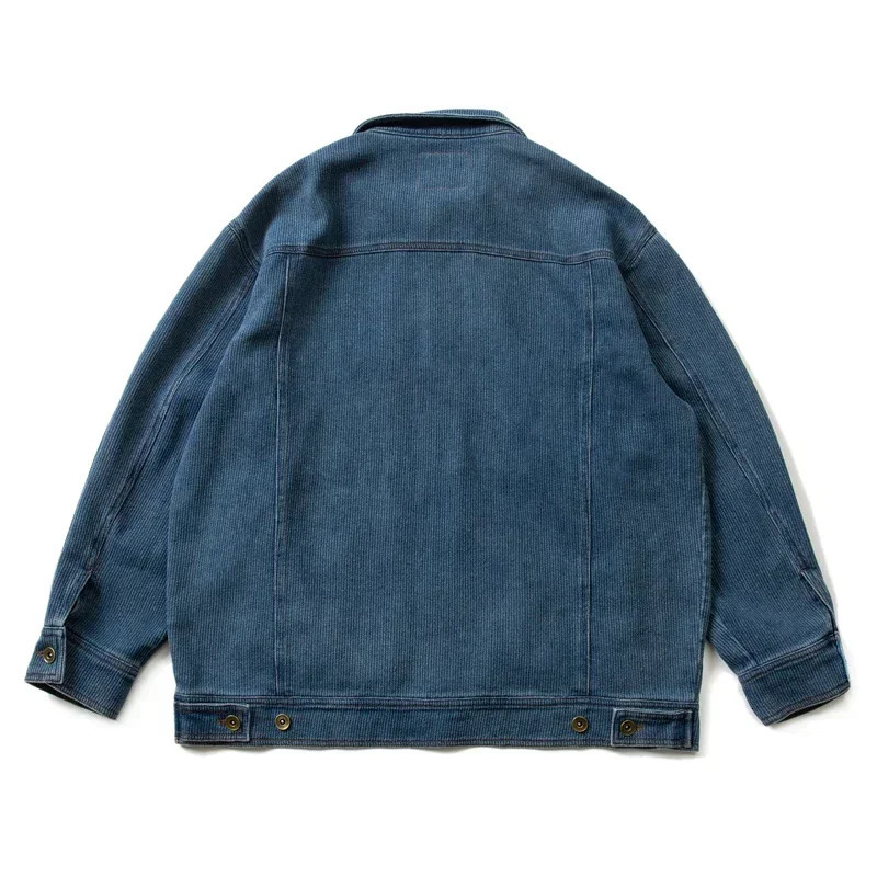 Arrival Cityboy Loose Silhouette Workwear Denim Jacket Washed Old Texture Youth Mens Japanese Coat 250614