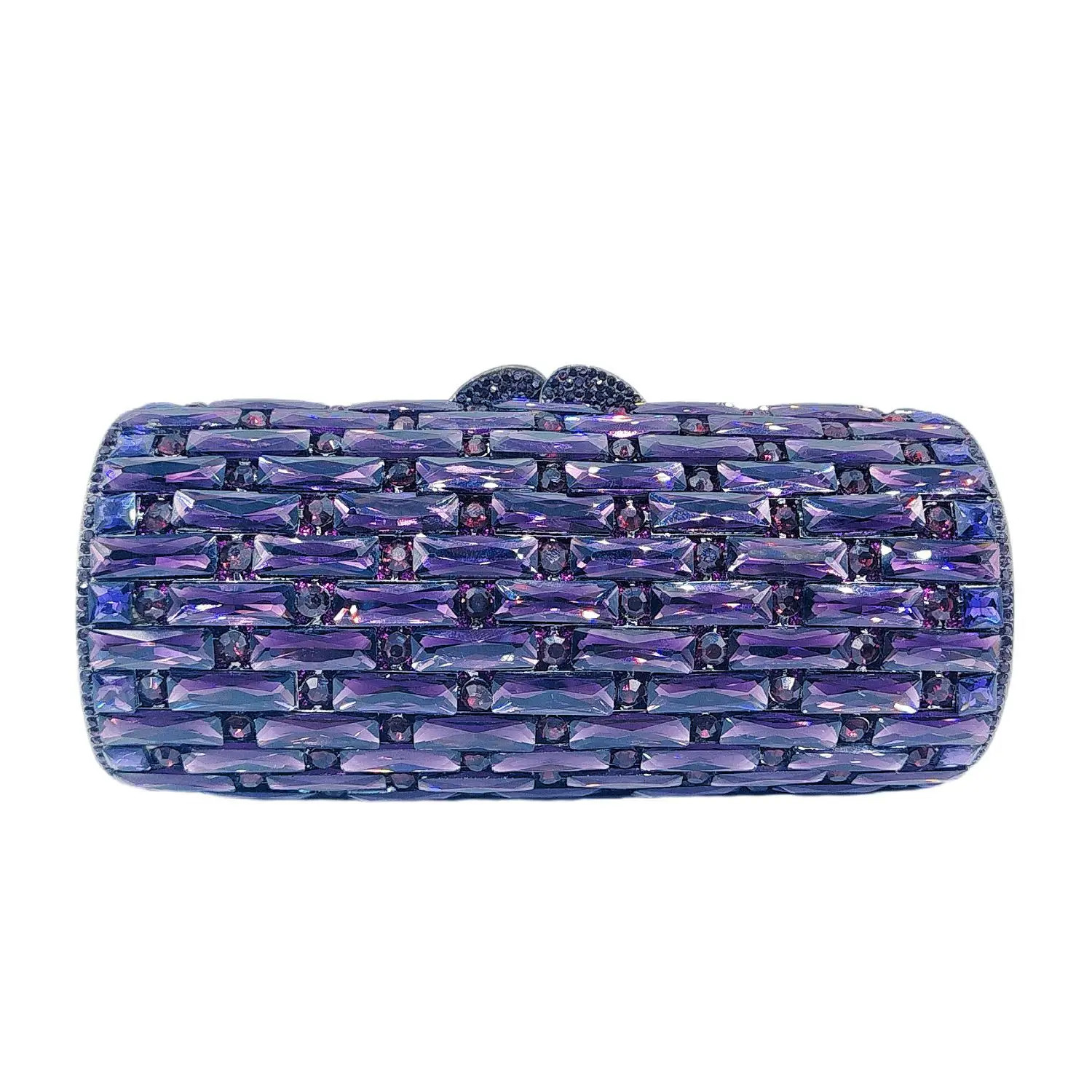 XIYUAN PurpleGreen Diamond Evening Clutch Bags Boutique Novelty Mini Colored Rhinestone Purses And Handbags Party Wedding Bags 250614