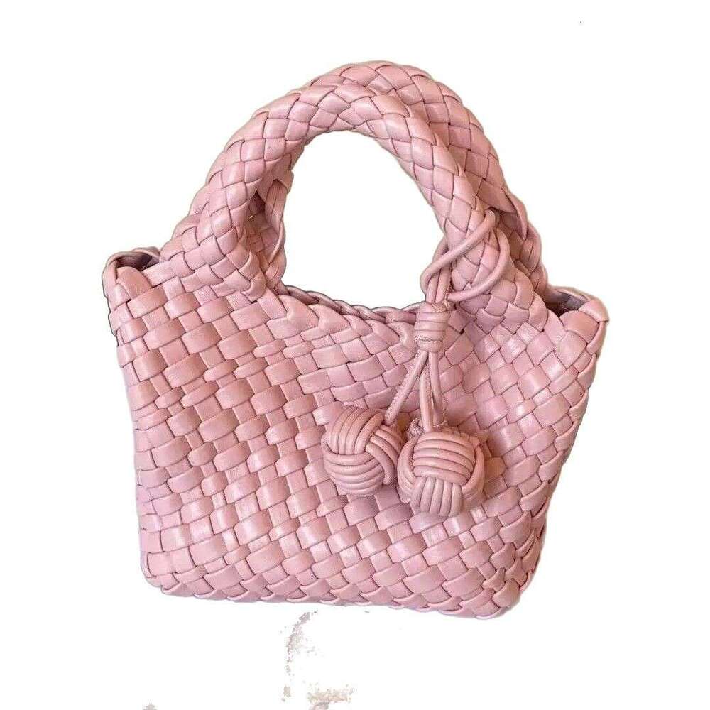 Basket Handwoven Mini 2025 New Soft Leather Women's Fashion Shoulder Crossbody Bag