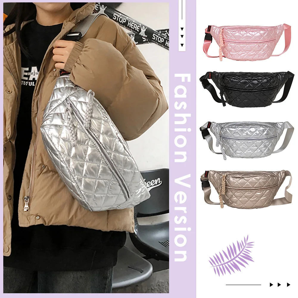 Fashion Casual Crossbody Purse Couple Quilted Chest Bag Small Sling Vintage with Multi Pockets for Christmas Gift Fanny Pack 250703