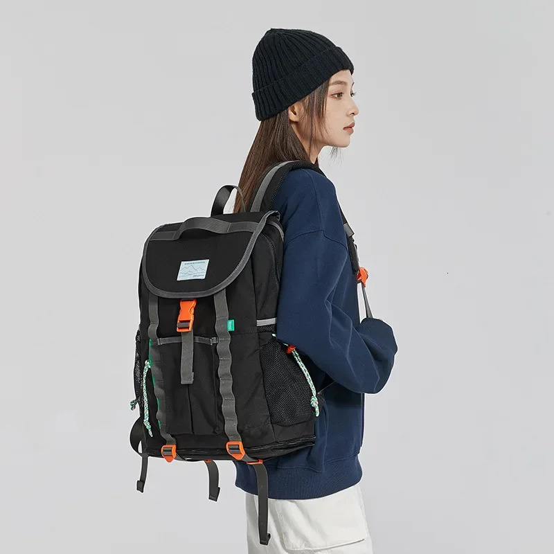 Winners Multi-functional Lightweight Womens Backpack For Short Trips And Commuting Foldable Shoe-Carrying Travel Bag 250609