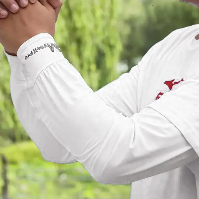 Sunscreen Arm Sleeves Men Cycling Arm Case Loose Enlarged Arm Cover Outdoor Sport Sun Protection Cuffs Breathable Cool 250610