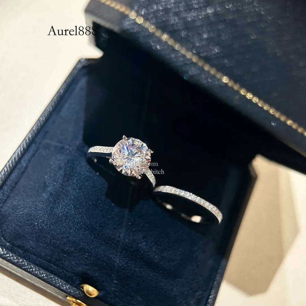 Sliver Dia Designer Women Wedding High Quality Lady Engagement Ring Jewelry Christmas Gift