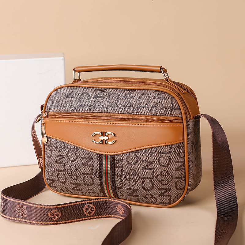 Free Shipping 2025 New Designer Bag Casual High-quality Shopping Bag Large Capacity Handbag Women's Multi-layer Single Shoulder Handbag