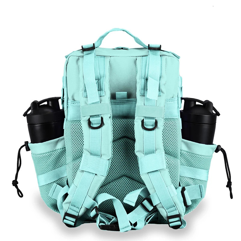 35L Tactical Backpack for Women Men Molle Outdoor Travel Camping Hiking Bag Sports Weekend Athlete Gym Rucksack with Dual Cup Holders 250609