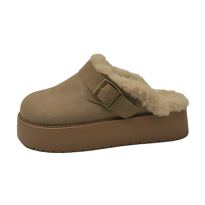 hot free shipping designer slippers for woman winter new Indoor outdoor Snow boots keep warm vintage classic Plush sandals