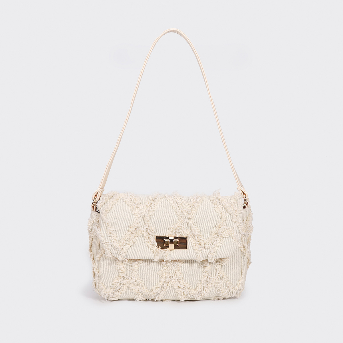 Free Shipping 2025 Summer New Designer Bag High-end Niche Fashion Denim Tie Dye Single Shoulder Handbag Casual Boutique Shopping Bag