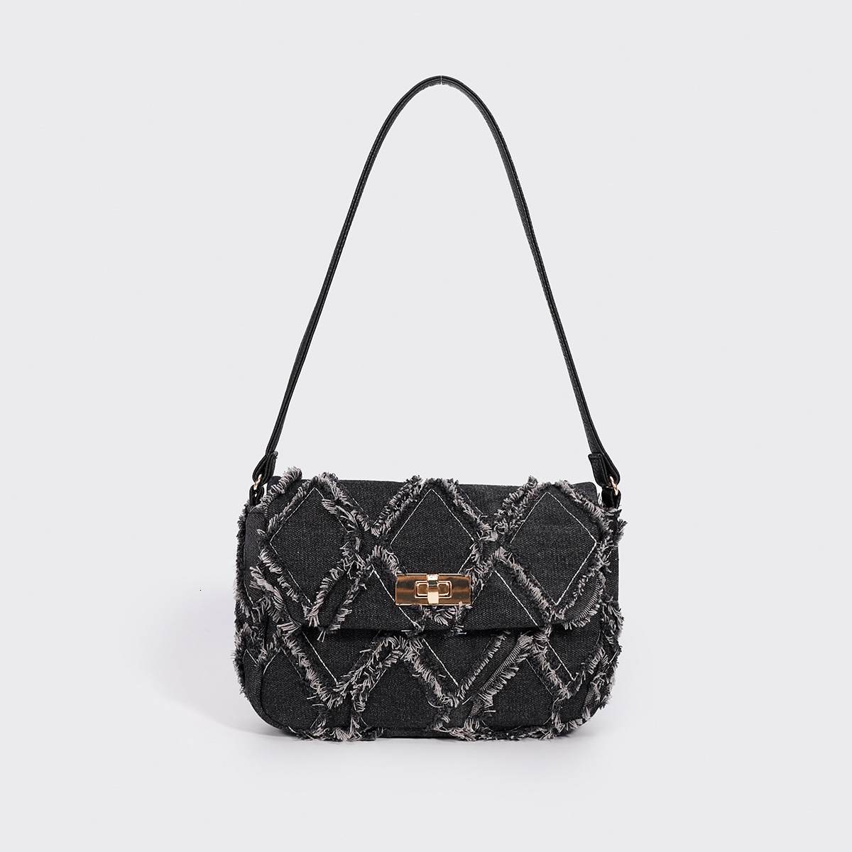 Free Shipping 2025 Summer New Designer Bag High-end Niche Fashion Denim Tie Dye Single Shoulder Handbag Casual Boutique Shopping Bag