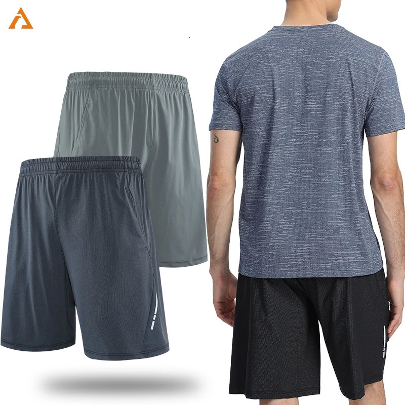 Wholesale Mens Sweat Sports Shorts Workout Clothing Running Short Jogger Pants Gym Wear Compression for men 313 250612