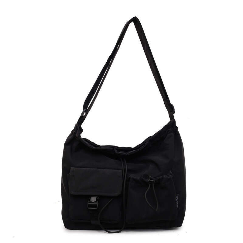 Artistic Multi-Pocket Crossbody Large Capacity Casual Nylon Messenger Trendy Versatile Student Shoulder Bag