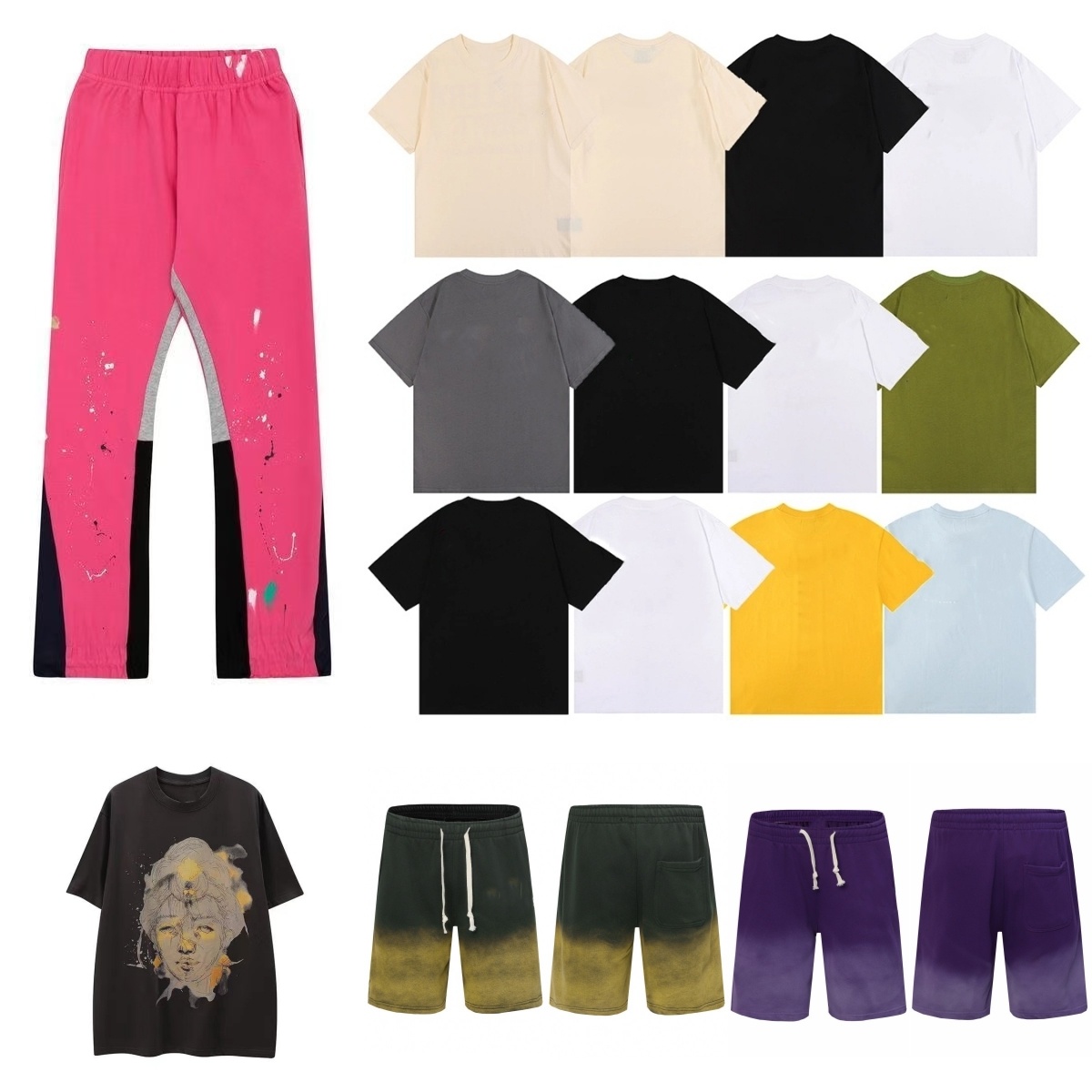 tshirt shirt for mens designer t shirt sweatshirt fashion street wear Unisex 240g pure cotton US size Wholesale Price 2 pieces 5% off