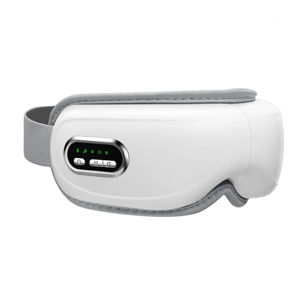 Eye Massager Heated with Music 5 Modes Wireless Portable Massaging Eye Mask Reduces Eye Fatigue Reduce Stress Eyes Mask 250612