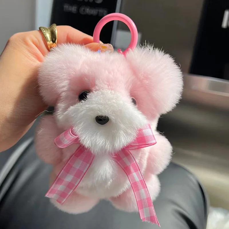 Small Bears Stuffed Plush Toy Mini Bear Doll Toy Keychain Bag Pendant Wedding Decoration Children Birthday Party Gifts 250610