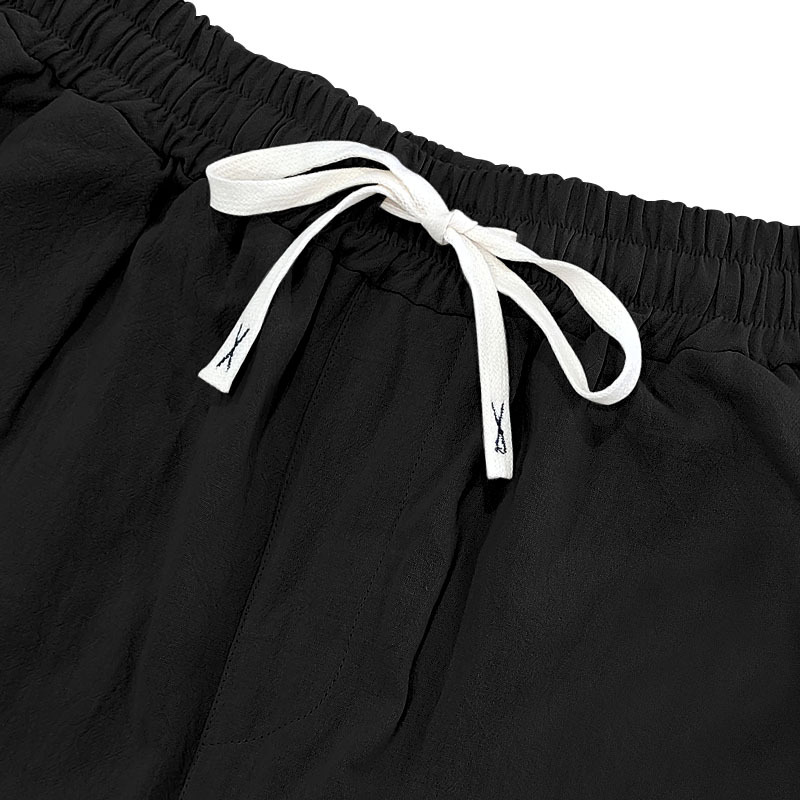 sweatpants Menhigh-quality pants and shorts, loose linen casual wide-leg pants, trendy beach sports, all-season breathable long pants European size :S