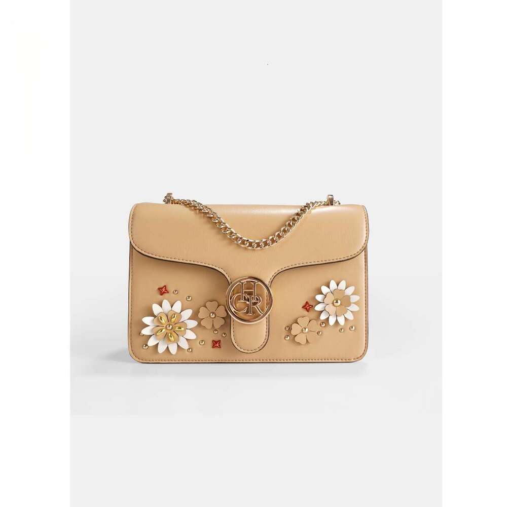 Women's Bags Shoulder bag Crossbody bag Floral Pattern Chain Fashion Embroidered Small Square New Large Capacity Simple