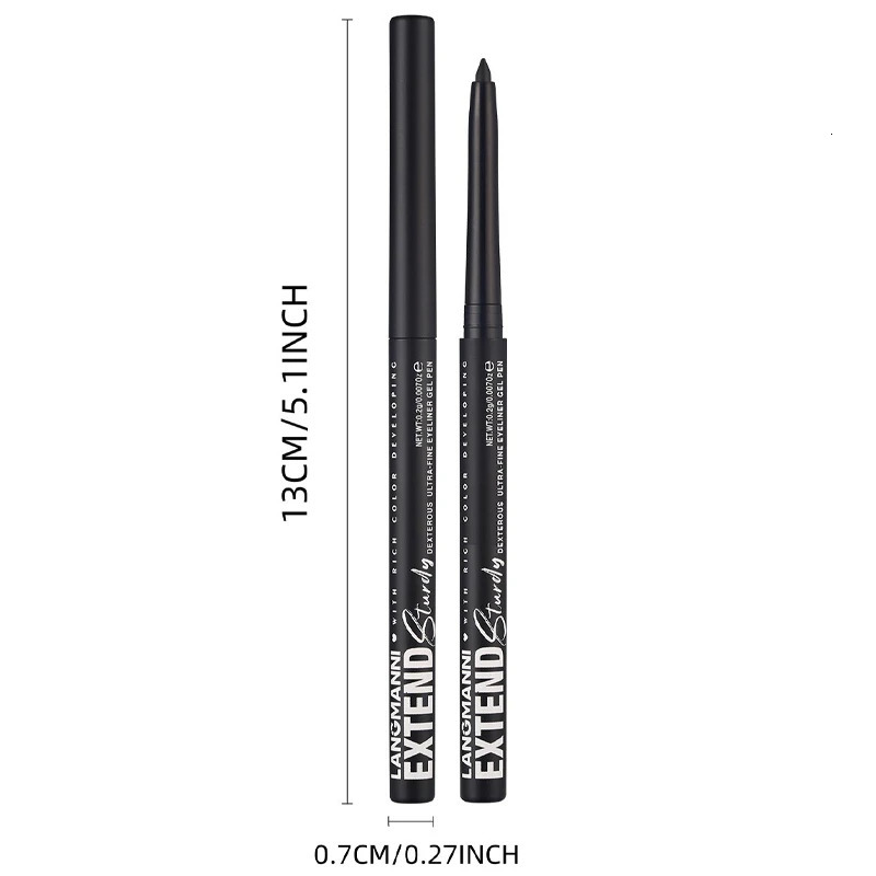 Waterproof Eyeliner Gel Pencil Matte Glitter Lying Silkworm Eye Shadow Pen Brown No Smudge Quick Drying Rotatable Eyeliner Stick 250614