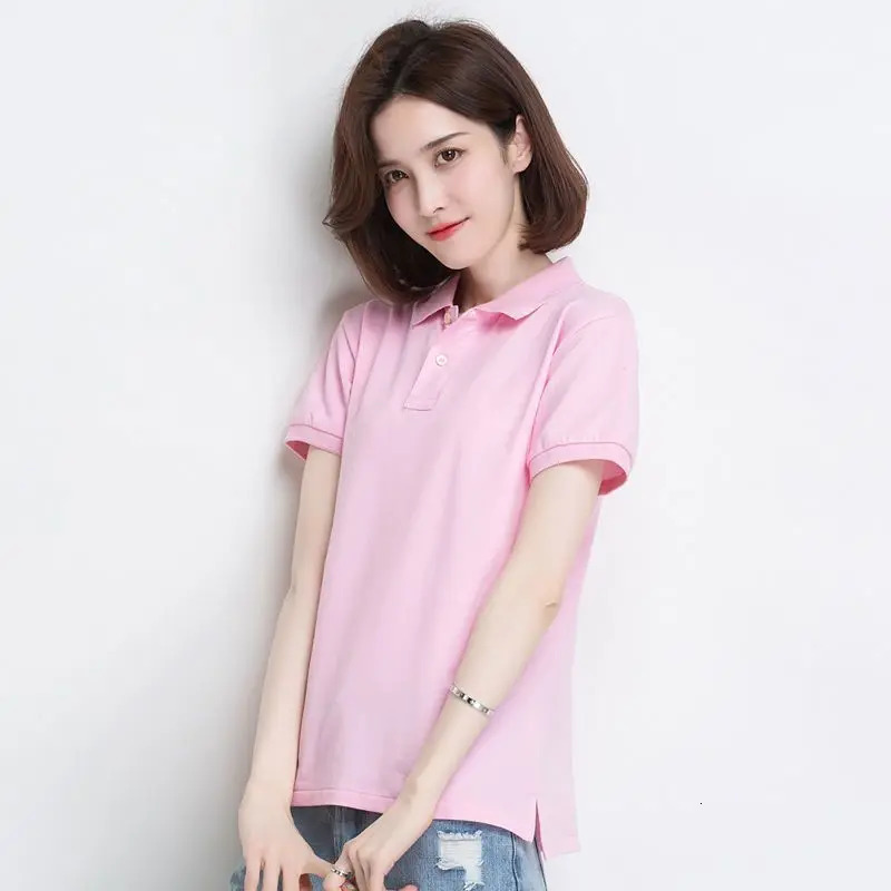 Summer Womens Short sleeved T-shirt Cool and Breathable High Quality POLO Shirt Business Casual Sweat-absorbing Top S-3XL 250609