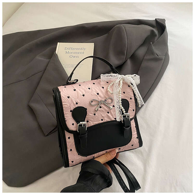 2025 New Fashion Casual Women's Korean Student School Bag Trendy British Style Travel Backpack