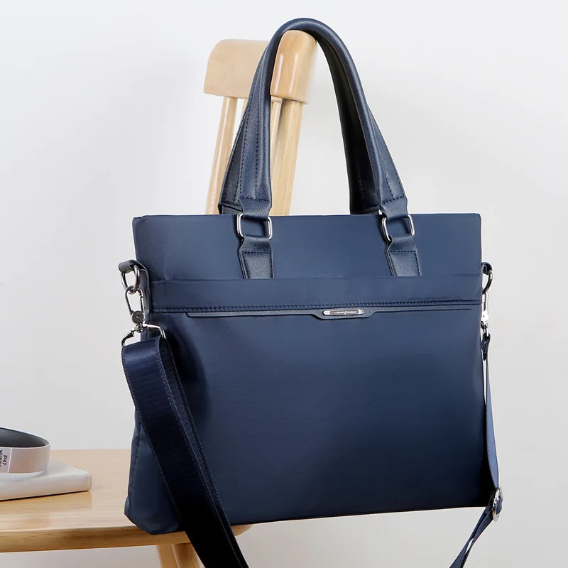 Fashion Briefcase Business Handbag Oxford Cloth Laptop Crossbody Bag 250614