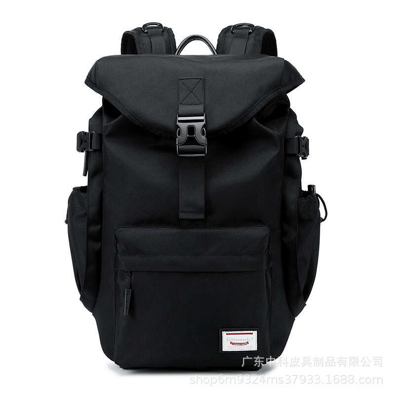 Backpack Double Shoulder Men's Large Capacity Waterproof Hiking Travel Laptop College Student School Bag Outdoor Trendy Workwear