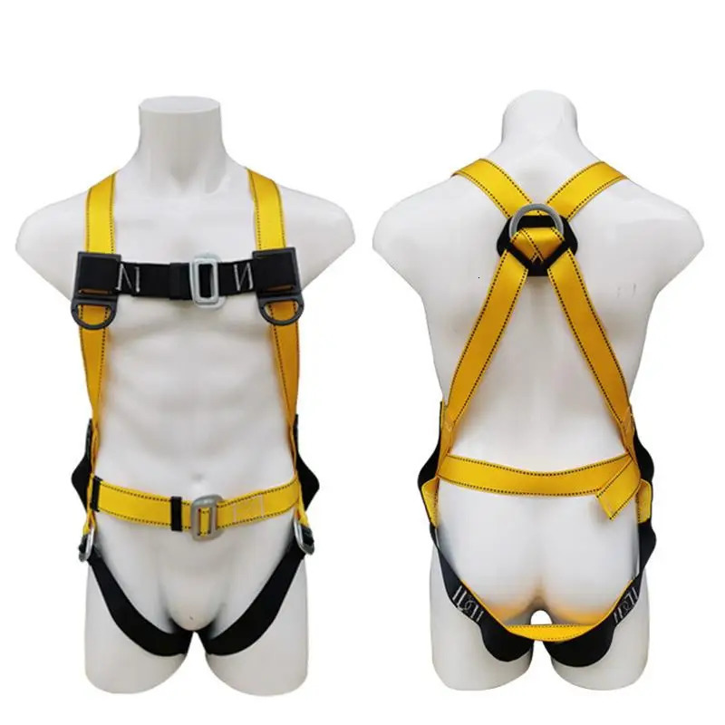 AntiFall Safety Belt 5point High Altitude Work Harness FullBody Tree Climbing Mountaineering safety belt 250611
