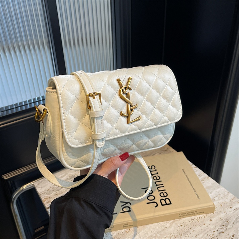 2025 free shipping designer luxury women's new chain bag diamond grid shoulder bag crossbody bag