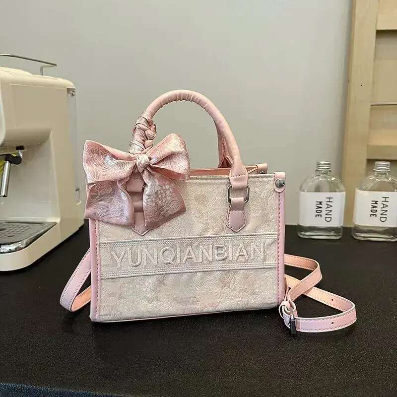 Designer Shoulder Bag Free Shipping Single For Women Ladies Flap Bucket Fashion Crossbody Pink Black White Handbag Free shipping