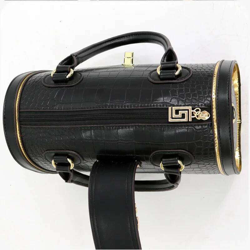 Designer Bag Classic Retro Women S Shoulder Boston Handbag Crocodile Emed Crossbody Letter Decoration High Quality Top Handle Bag