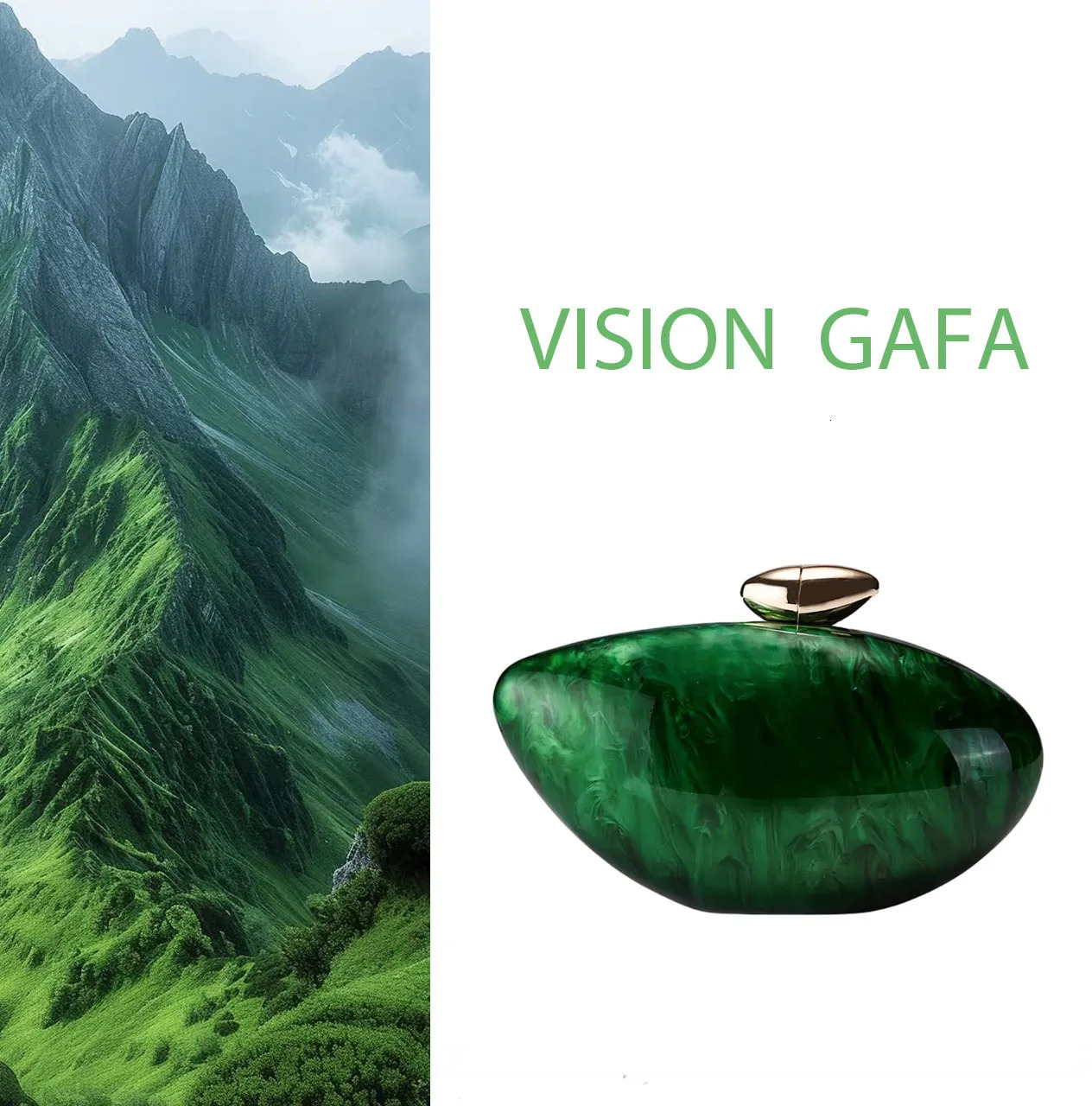 Marble Green Pearl Acrylic Women Shell Box Clutches Gift phone bag Evening Minaudiere Bags Wedding Bridal Handbags Party 250614